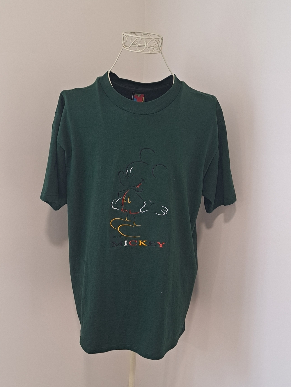 Vintage 90s Men's Mickey Unlimited Disney Cotton Nostalgic T-shirt Size Large.